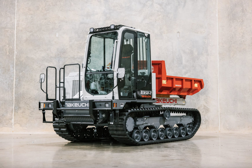 TAKEUCHI INTRODUCED TCR50-2 CRAWLER DUMPER TO NORTH AMERICA